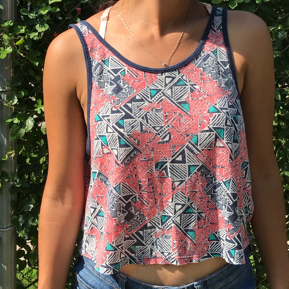 Tribal print tank top